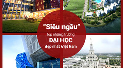 “Siêu ngầu” top những trường đại học đẹp nhất Việt Nam